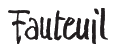 fauteil